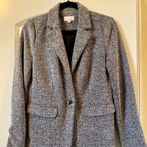 LOFT marled gray blazer - Picture 1 of 5